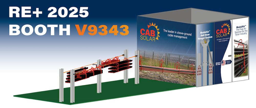 RE+ 2025 booth rendering